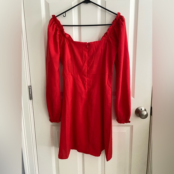 NEVER WORN NASTY GAL RED DRESS - Picture 6 of 6